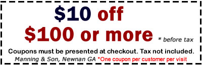 Manning & Son coupon